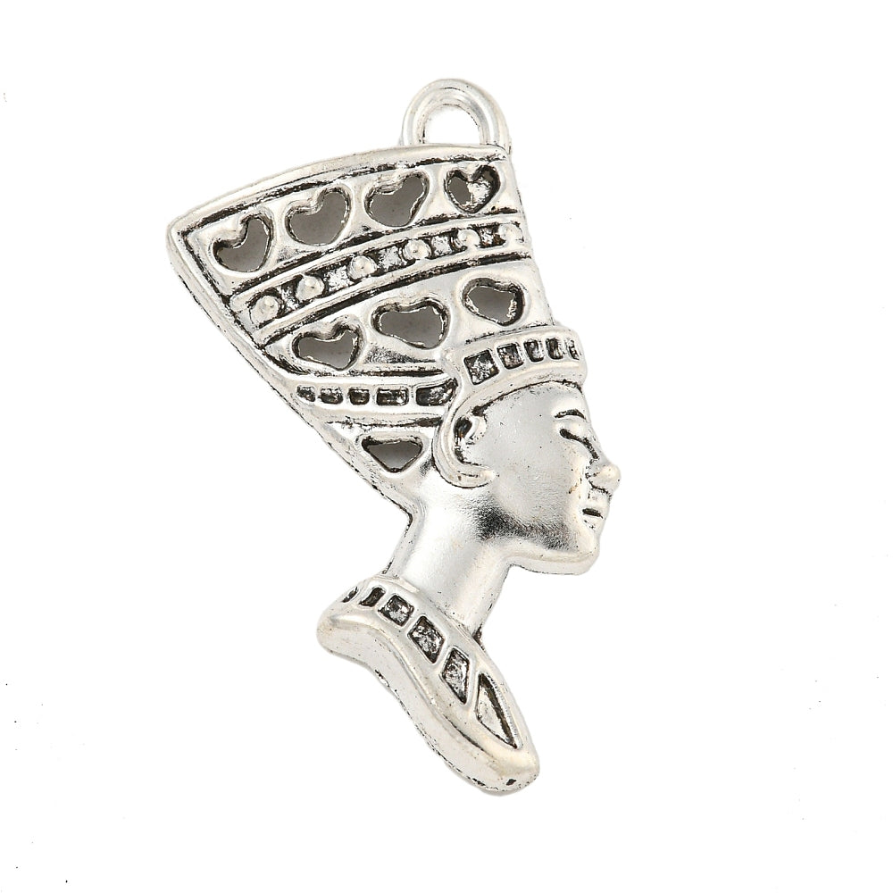 Silver Nefertiti | Charm