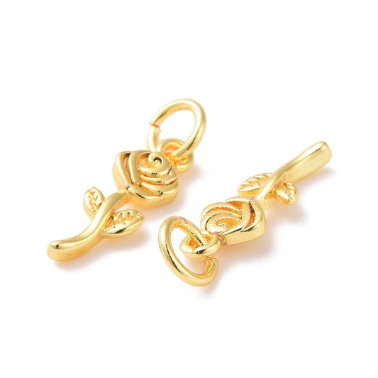 10kt Gold Rose | Charm